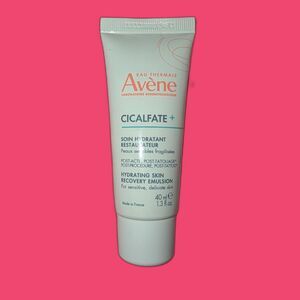 Avene Cicalfate+ Hydrating Skin Recovery Emulsion  Post Procedure Healing Lotion